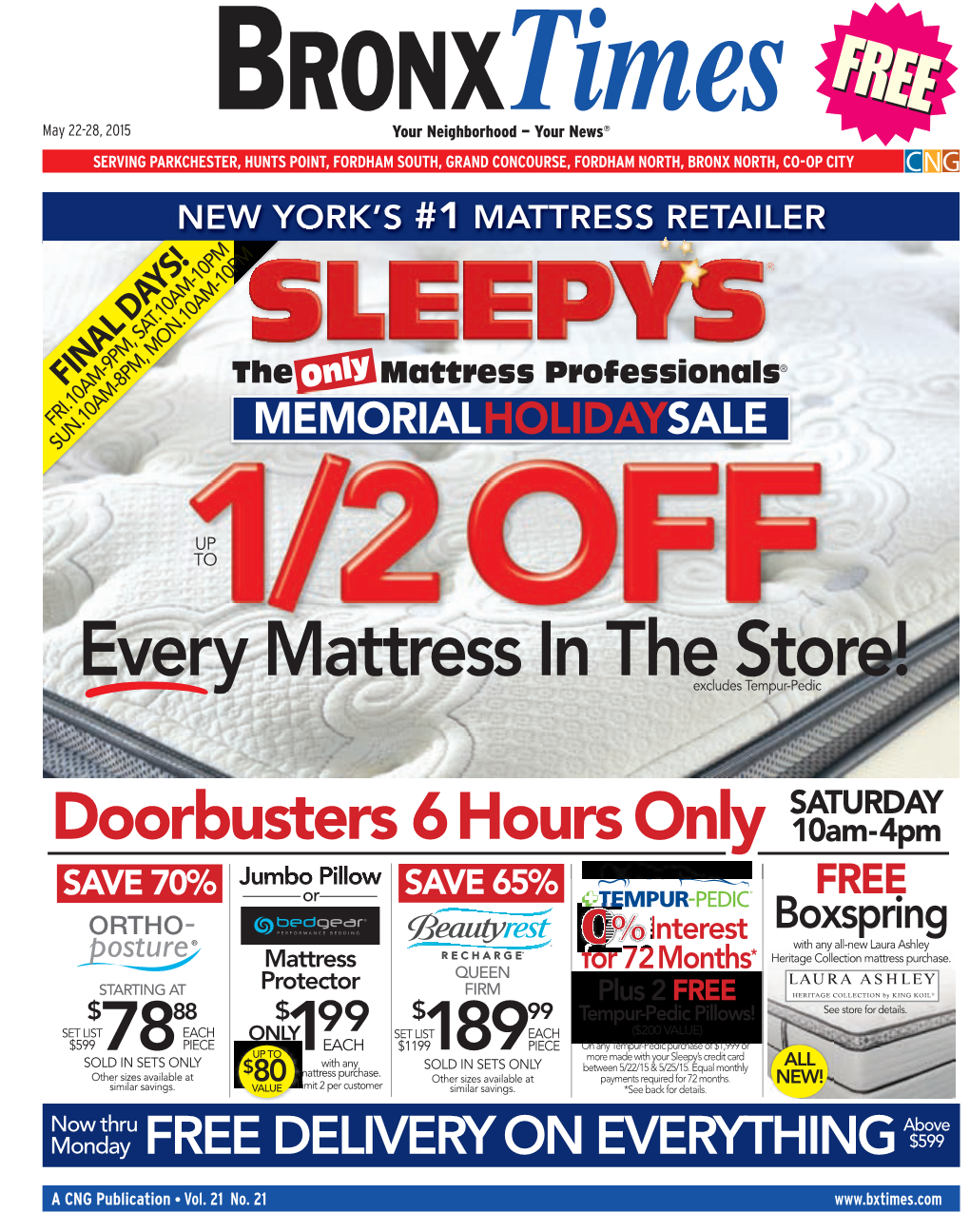 Every Mattress in the Store! Excludes Tempur-Pedic