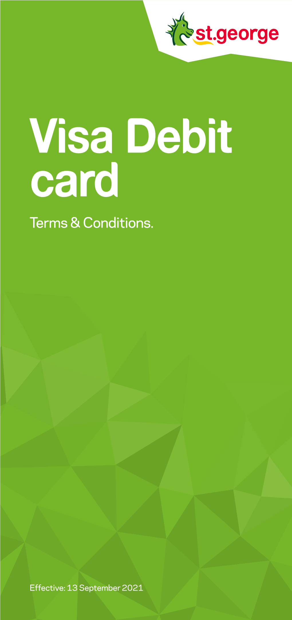 Visa Debit Card Terms & Conditions