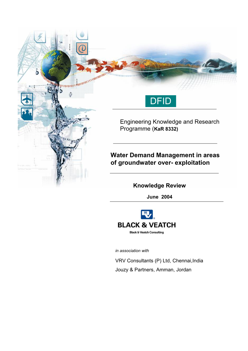 Water Demand Management in Areas of Groundwater Over- Exploitation
