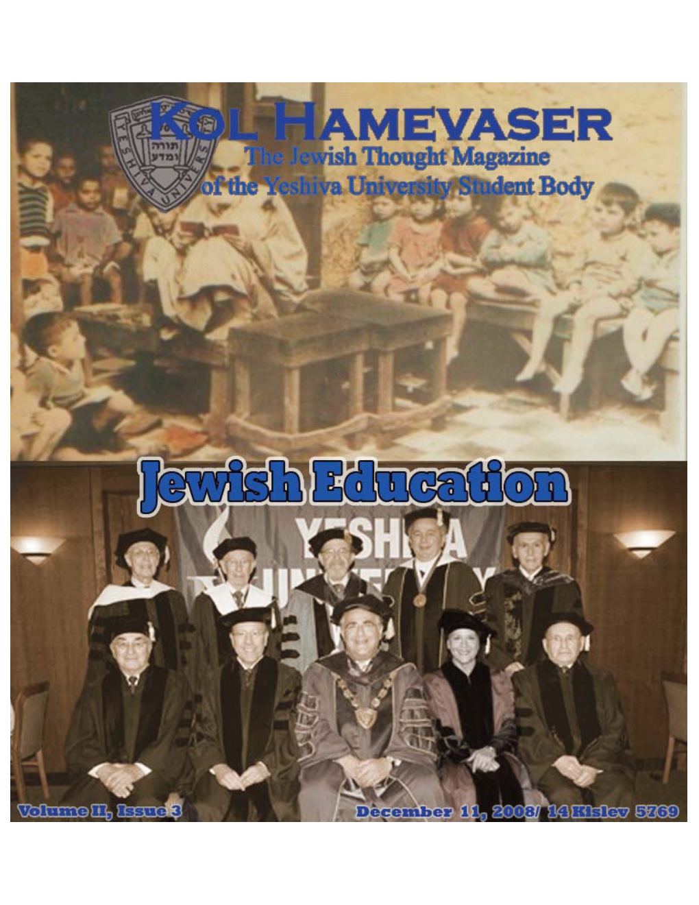 Kol Hamevaser 2.3-Jewish-Education 11Dec2008.Pdf (1.022Mb)