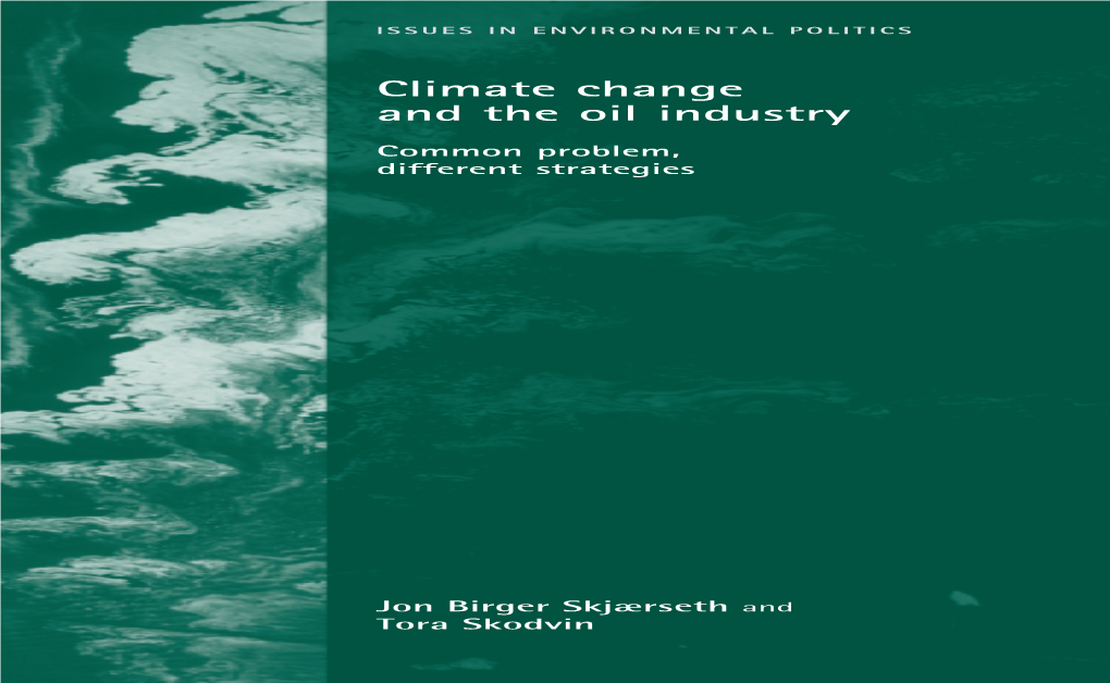 Climate Change and the Oil Industry 2543Prelims 16/7/03 9:54 Am Page Ii