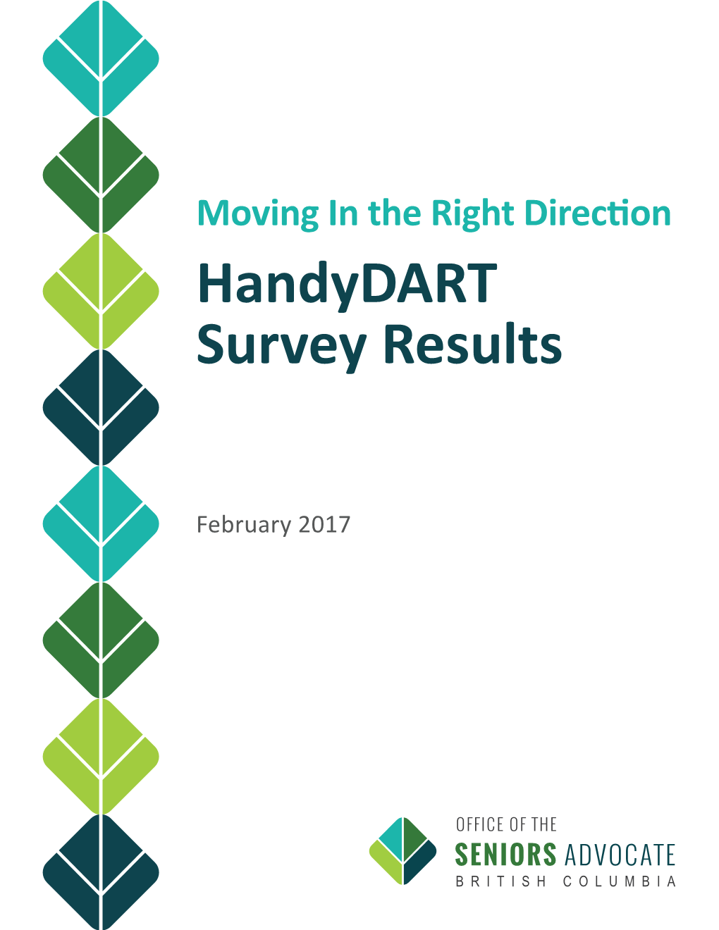 Handydart Survey Results