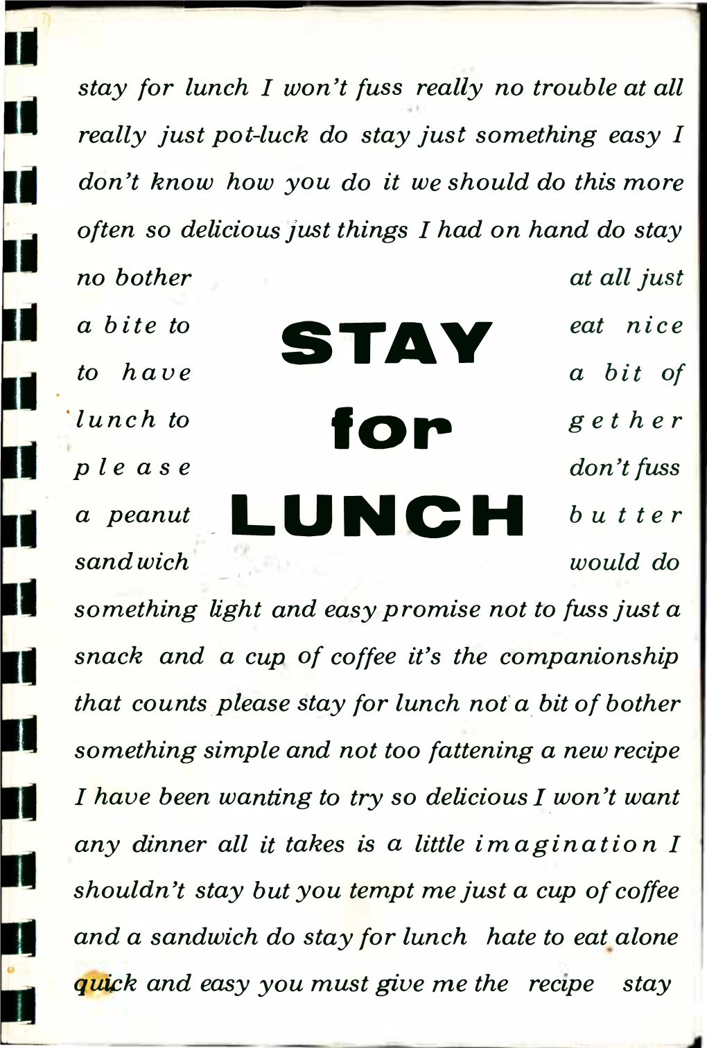 Luncheon Recipes from the Files of the Members of the Crippled Children's Hospital and School Auxiliary, Si