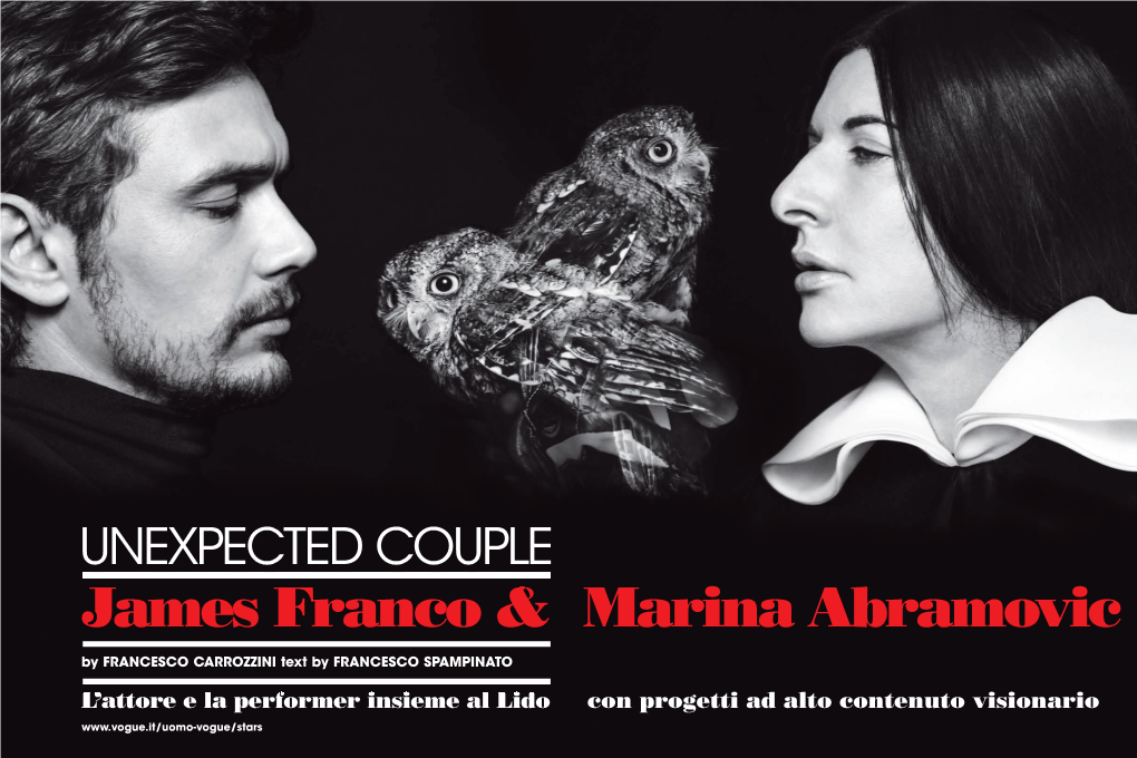James Franco & Marina Abramovic