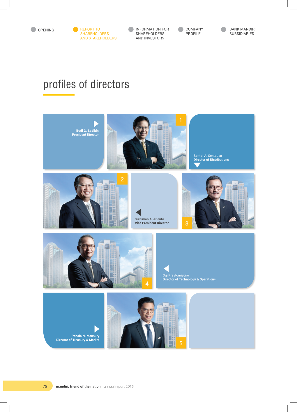 Profiles of Directors