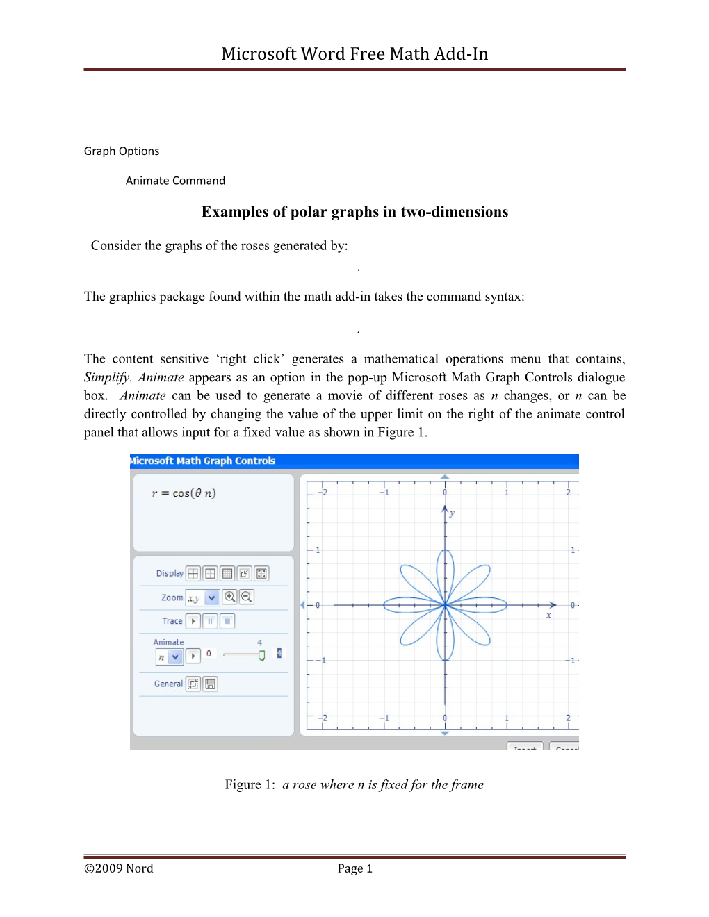 Microsoft Word Free Math Add-In