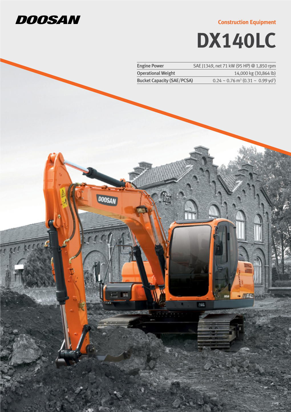 Doosan Dx140lc Hydraulic Excavator