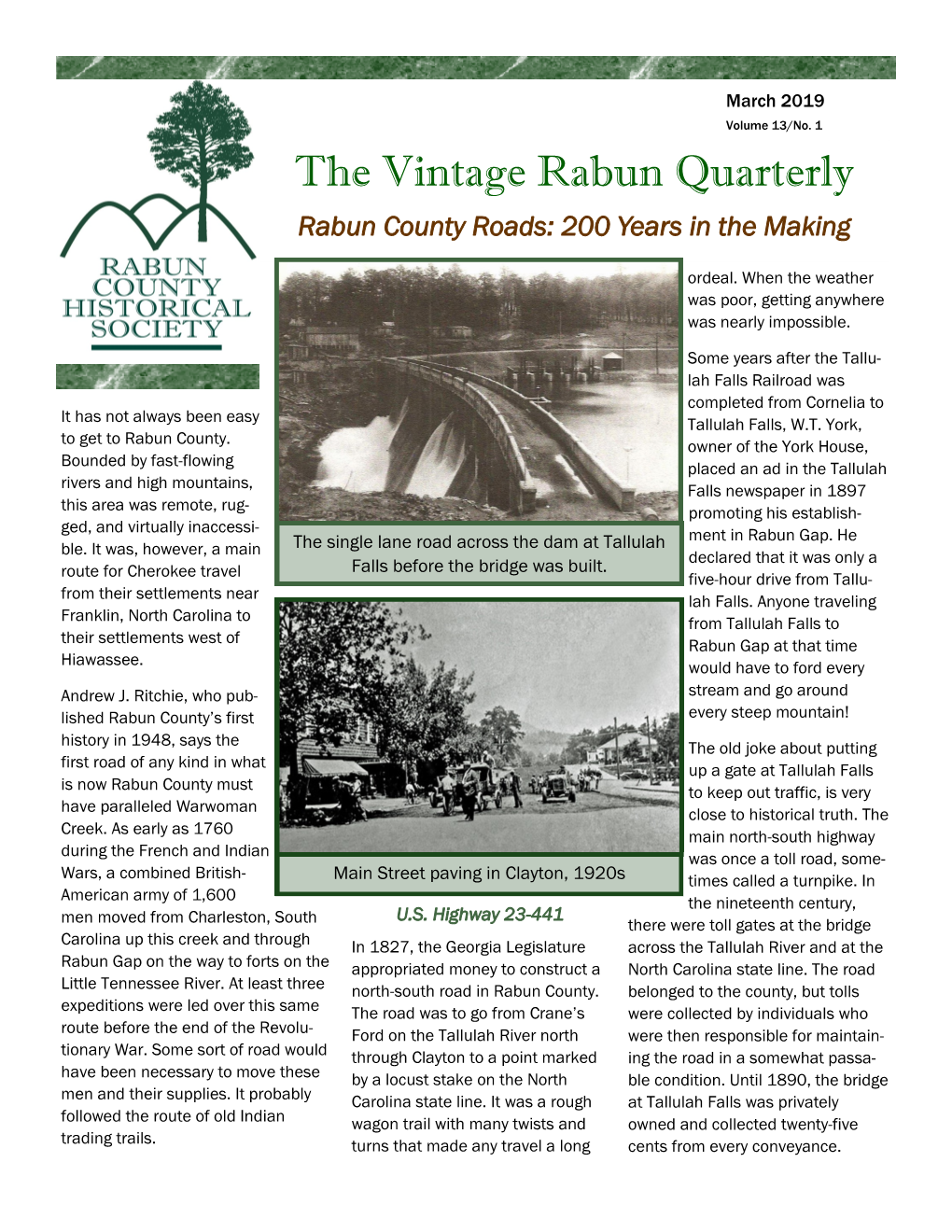 2019 March Vintage Rabun