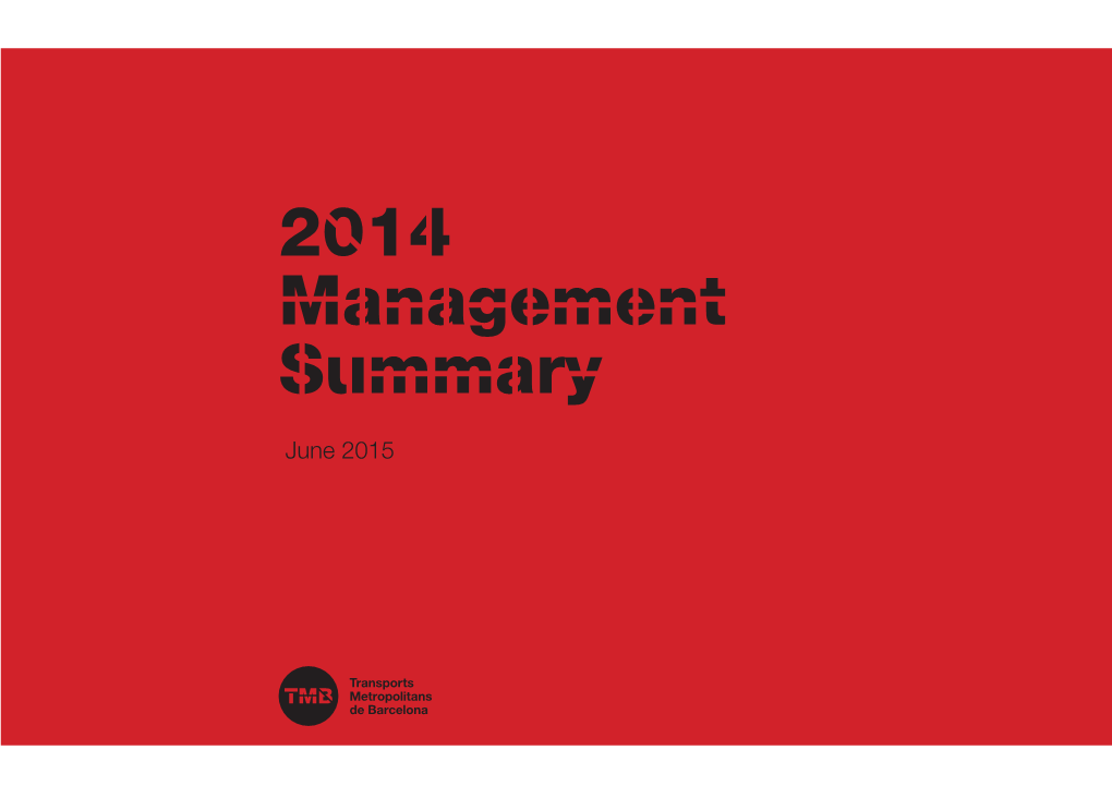 2014 Management Summary