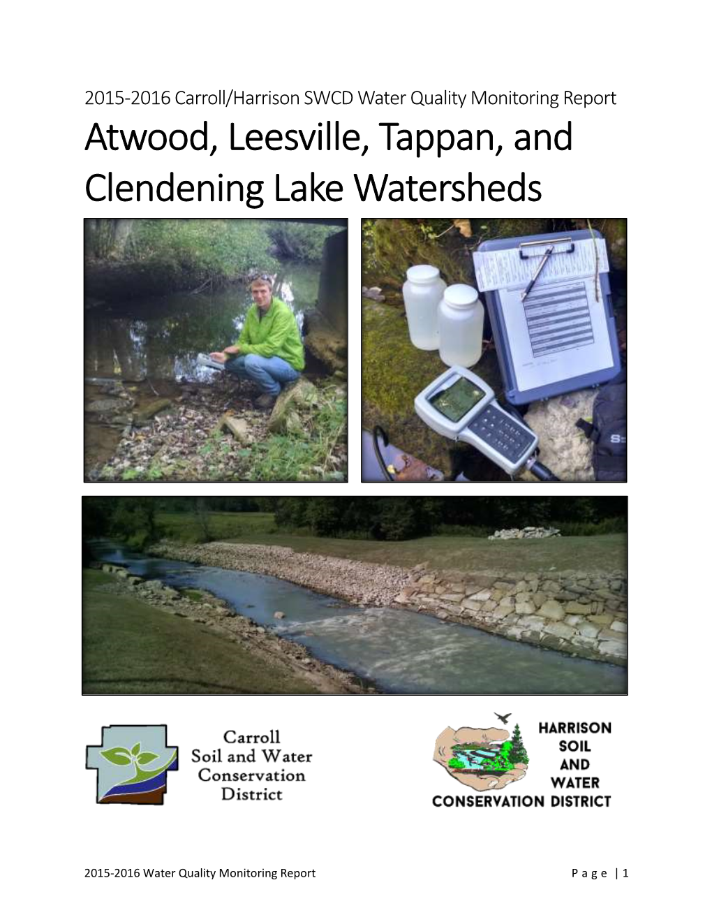 Atwood, Leesville, Tappan, and Clendening Lake Watersheds