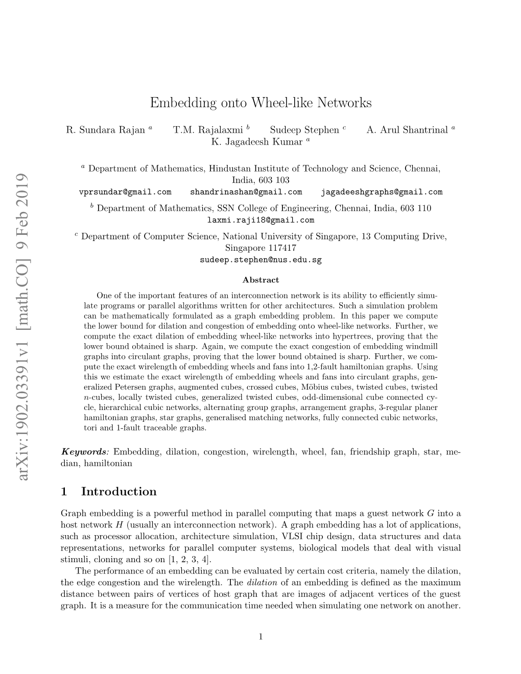 Embedding Onto Wheel-Like Networks
