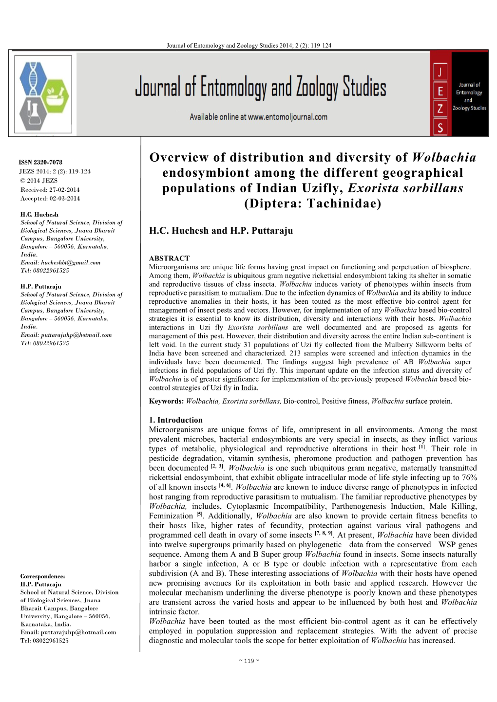 Overview of Distribution and Diversity of Wolbachia Endosymbiont Among