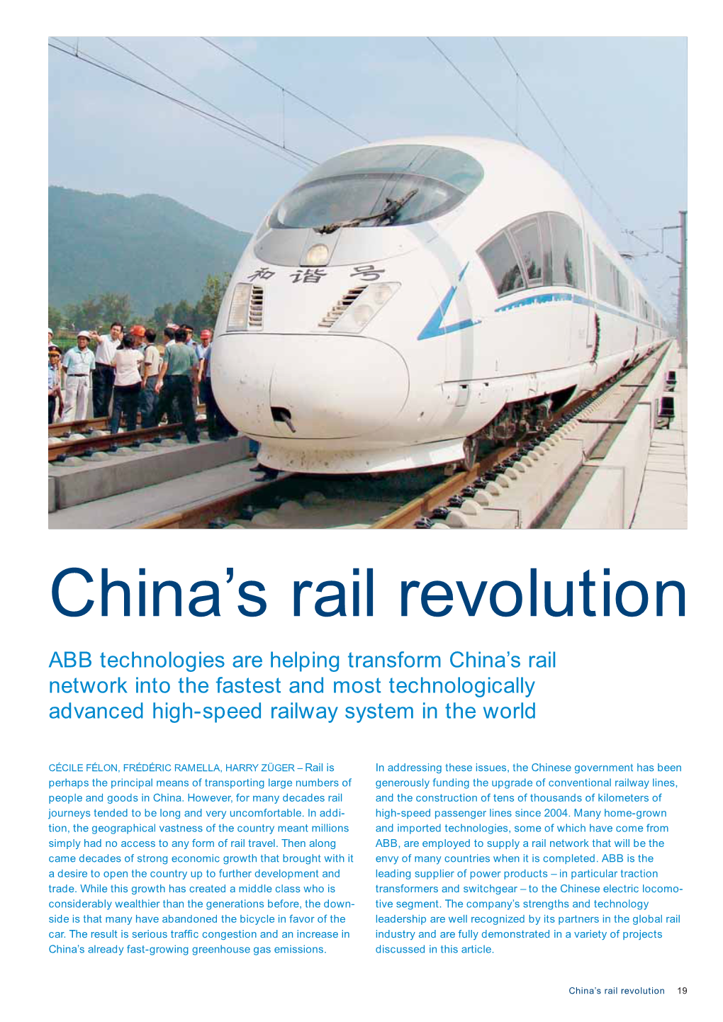 China's Rail Revolution