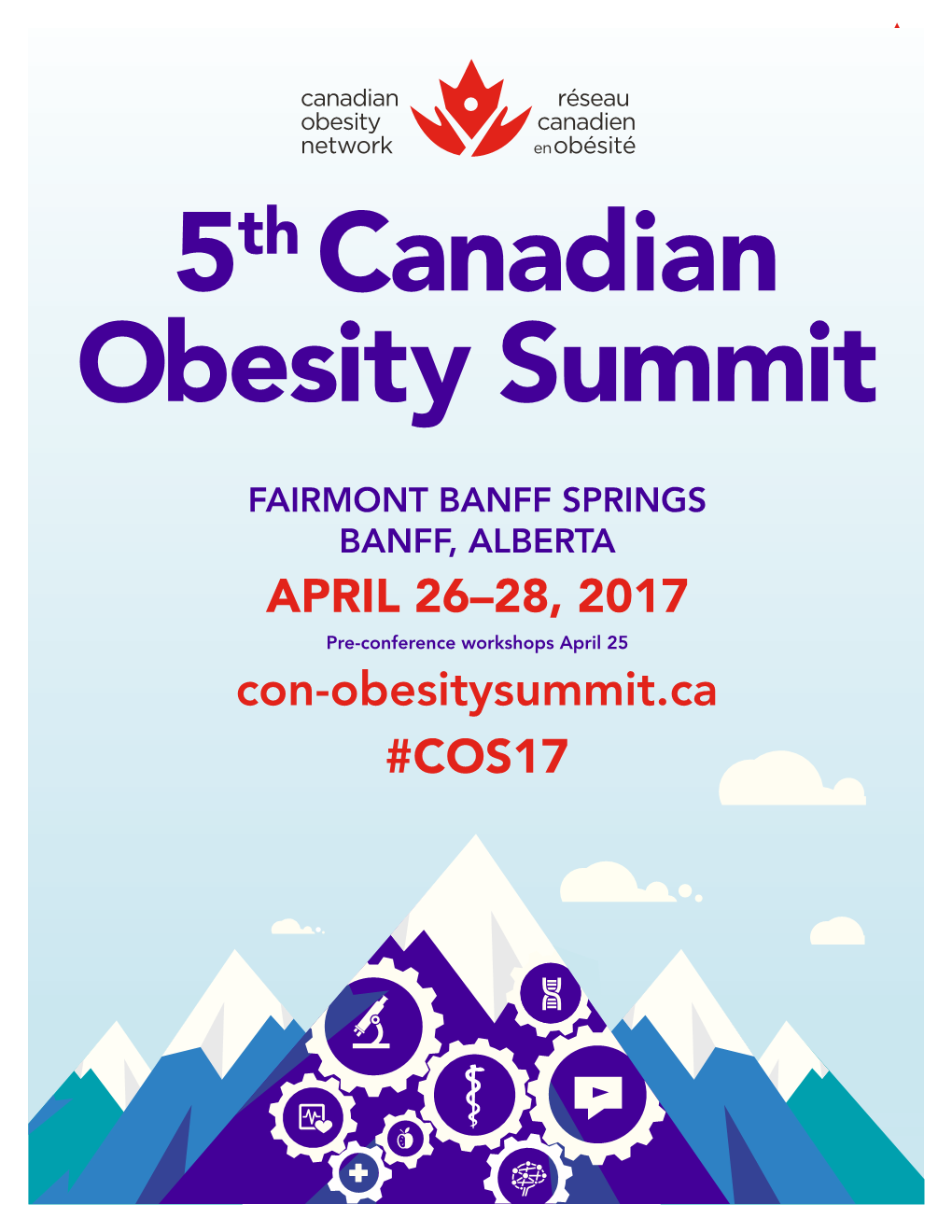 APRIL 26–28, 2017 Con-Obesitysummit.Ca #COS17