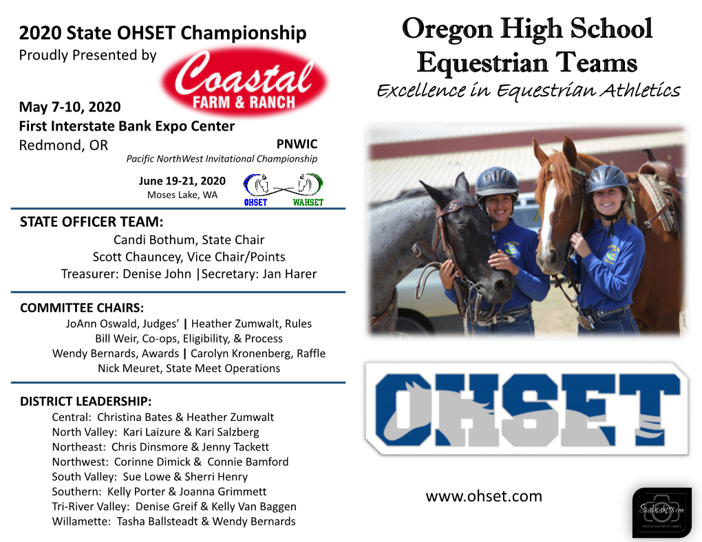 2020 State OHSET Championship