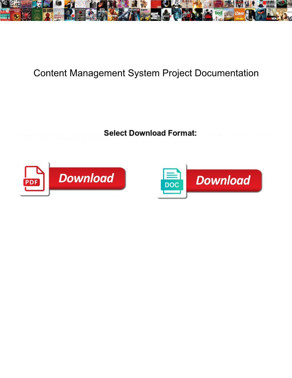 Content Management System Project Documentation