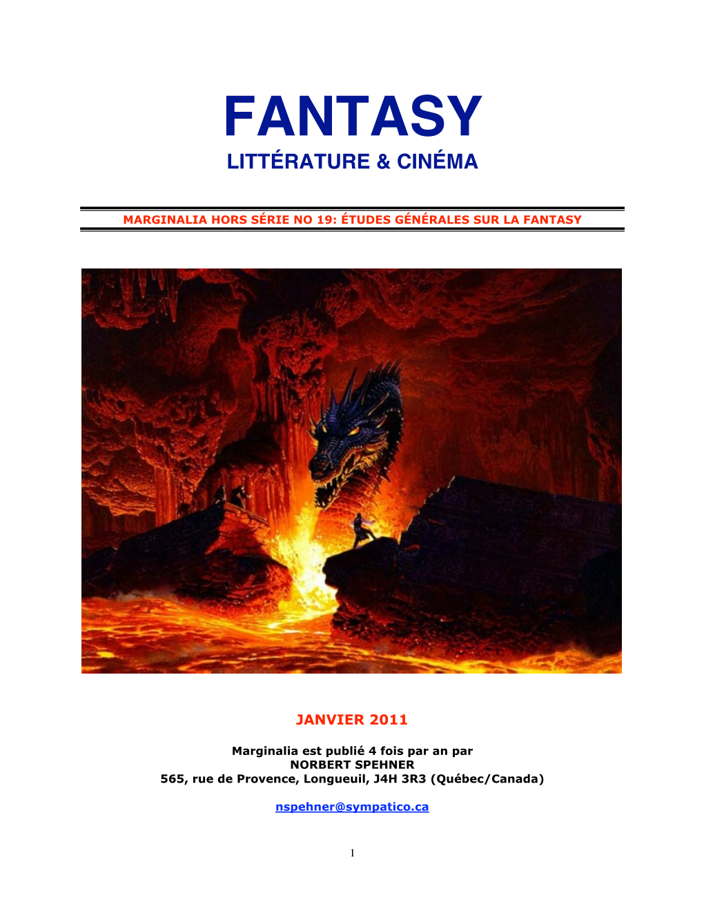 Fantasy Littérature & Cinéma