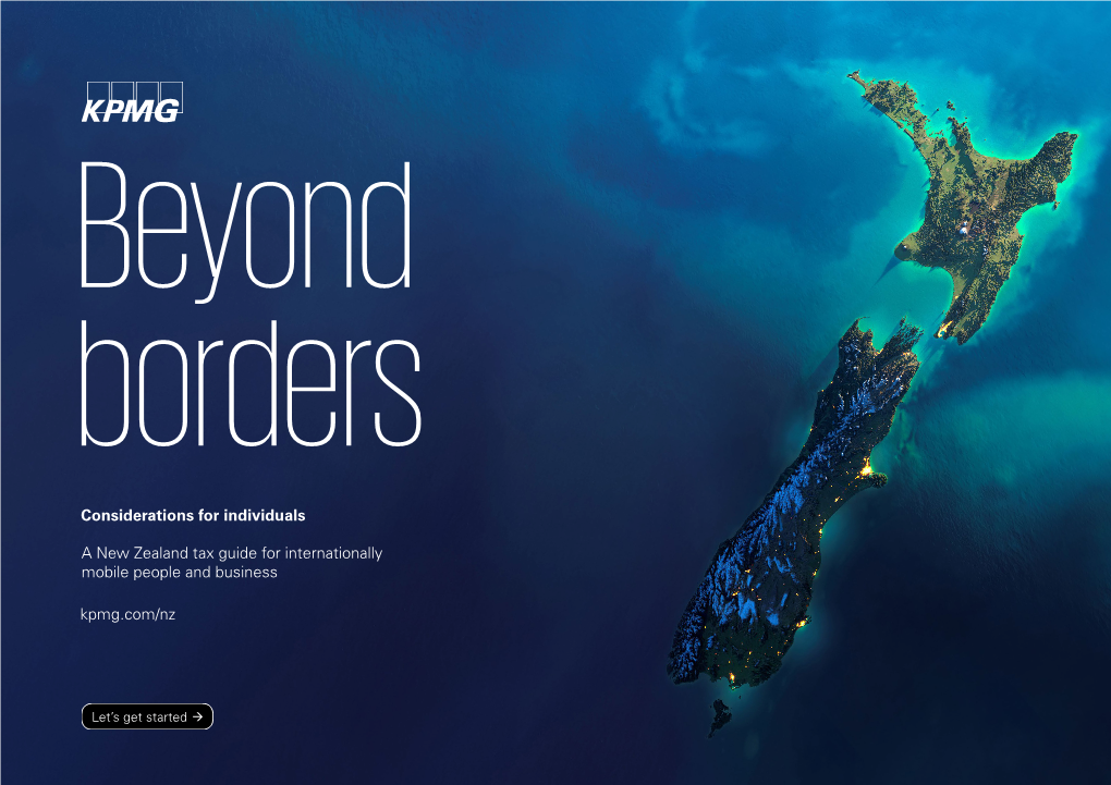 A New Zealand Tax Guide for Internationally Mobile People and Business 1