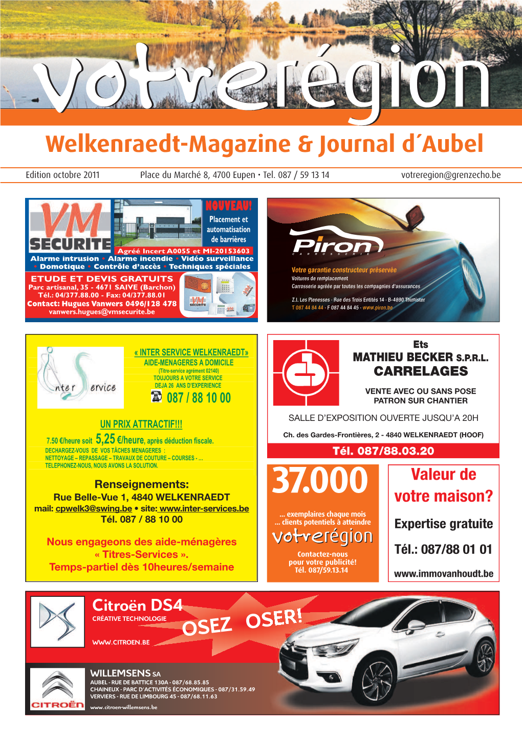 Welkenraedt-Magazine & Journal D´Aubel