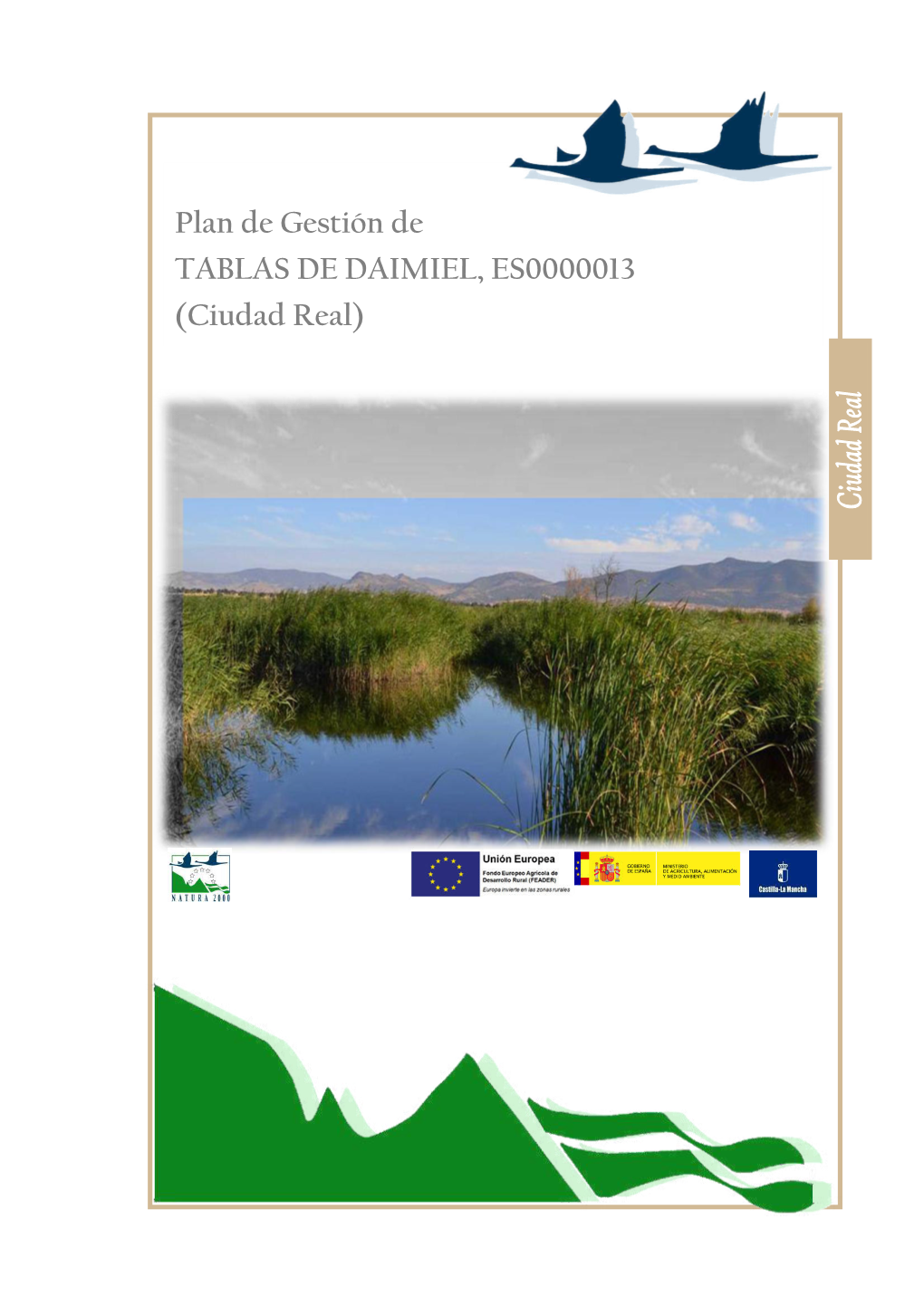 Plan De Gestión De TABLAS DE DAIMIEL, ES0000013 (Ciudad Real)