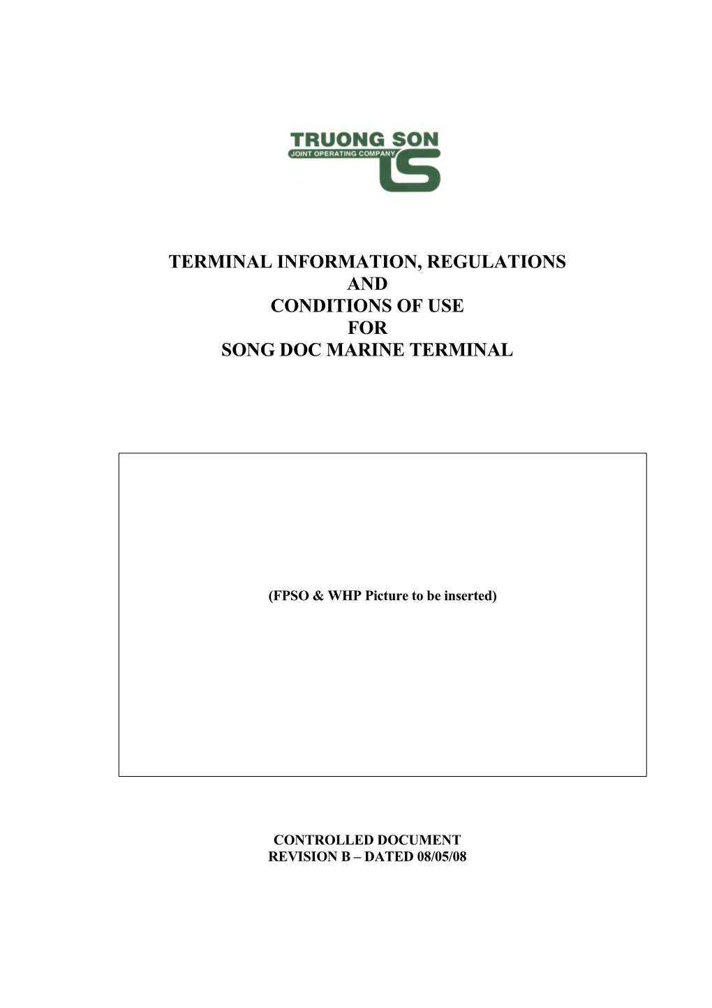 Terminal Information, Regulations