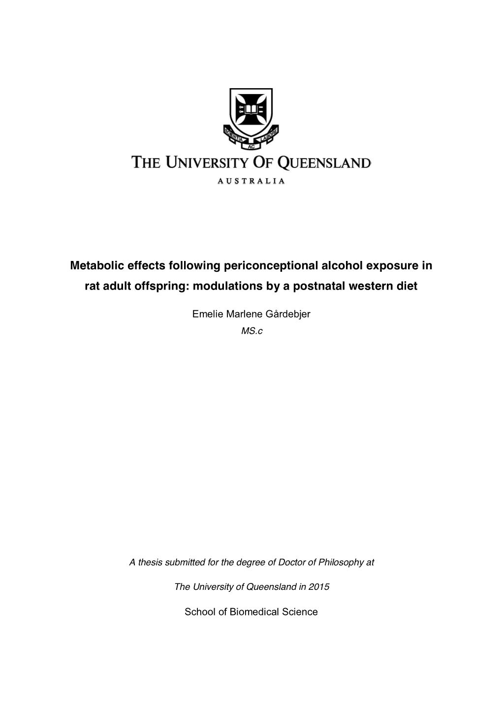 Metabolic Effects Following Periconceptional Alcohol Exposure in Rat Adult Offspring: Modulations by a Postnatal Western Diet