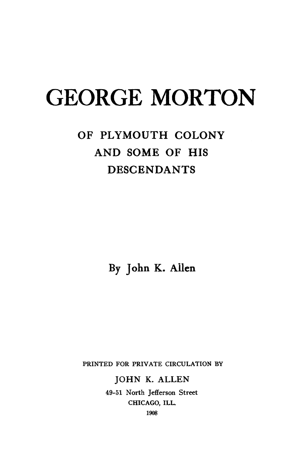 George Morton