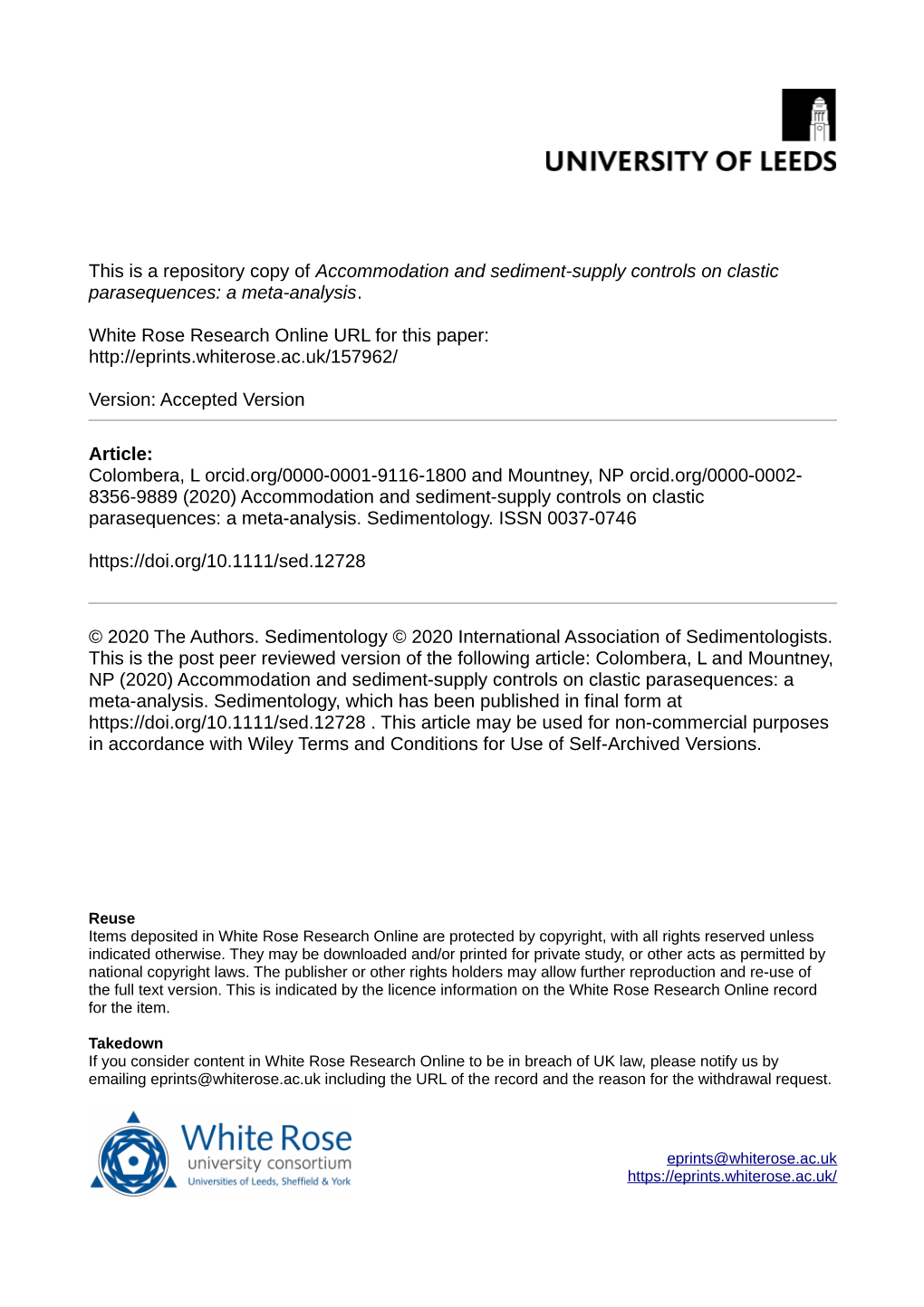 Accommodation and Sediment-Supply Controls on Clastic Parasequences: a Meta-Analysis