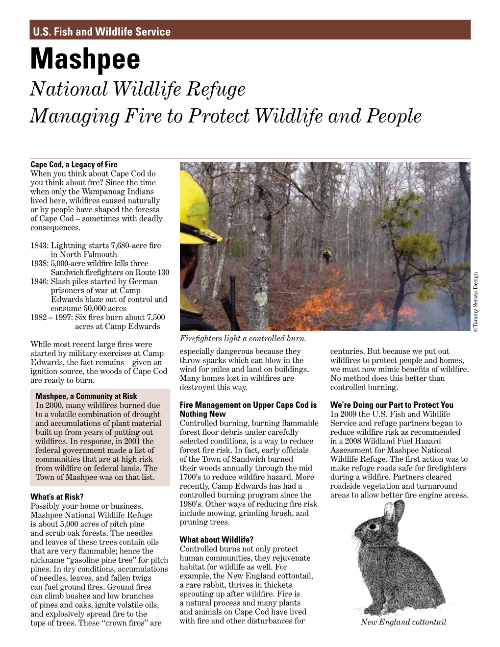 National Wildlife Refuge Managing Fire to Protect Wildlife and People