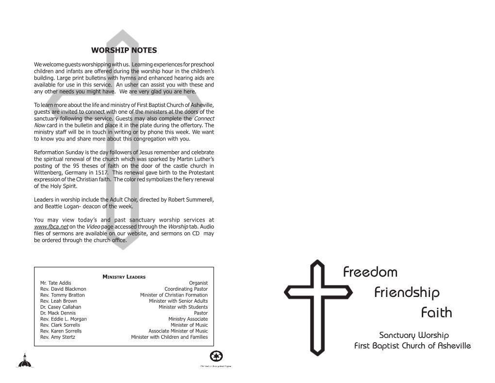Freedom Friendship Faith