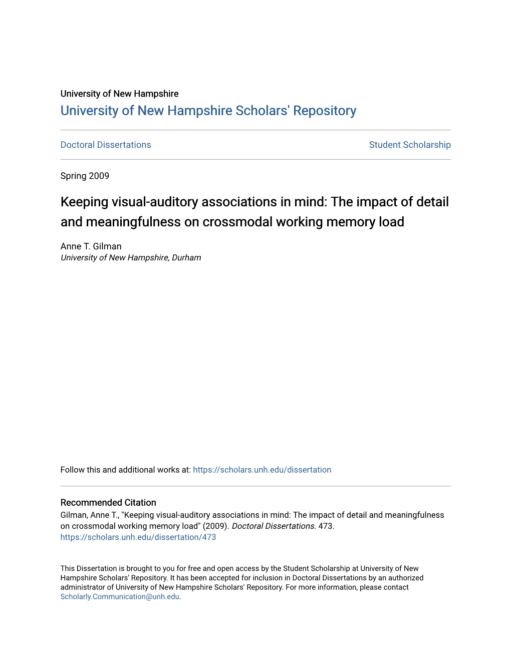 Keeping Visual-Auditory Associations in Mind: the Impact of Detail and Meaningfulness on Crossmodal Working Memory Load