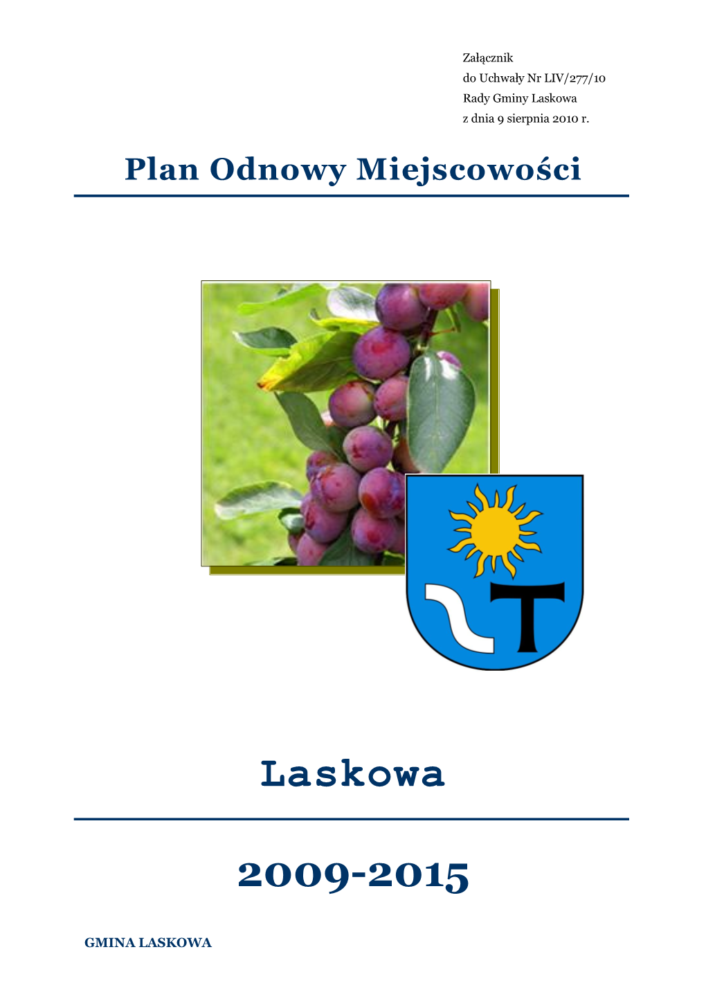 Plan Odnowy Miejscowości Laskowa Gmina Laskowa 2009 46