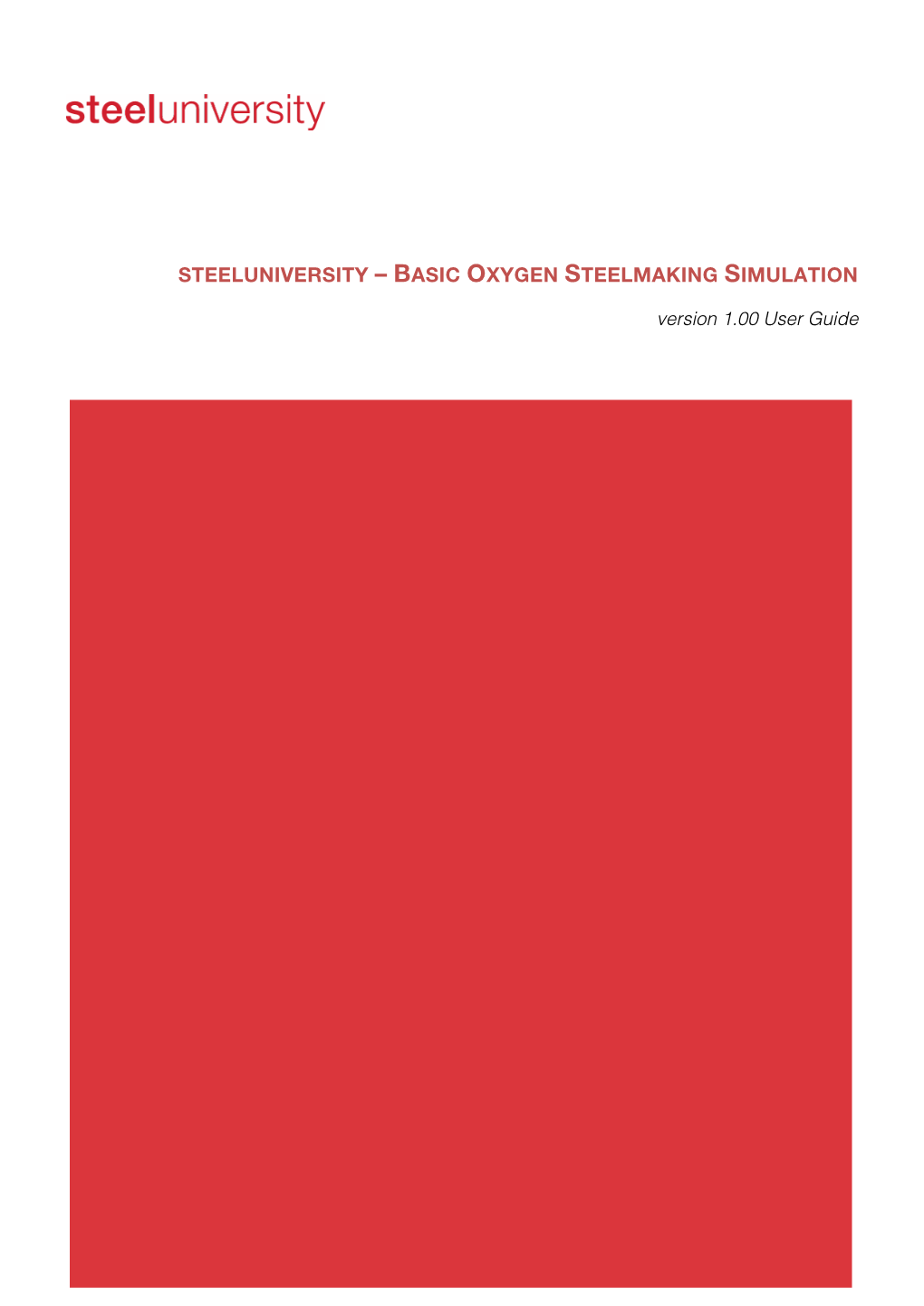 Basic Oxygen Steelmaking Simulation