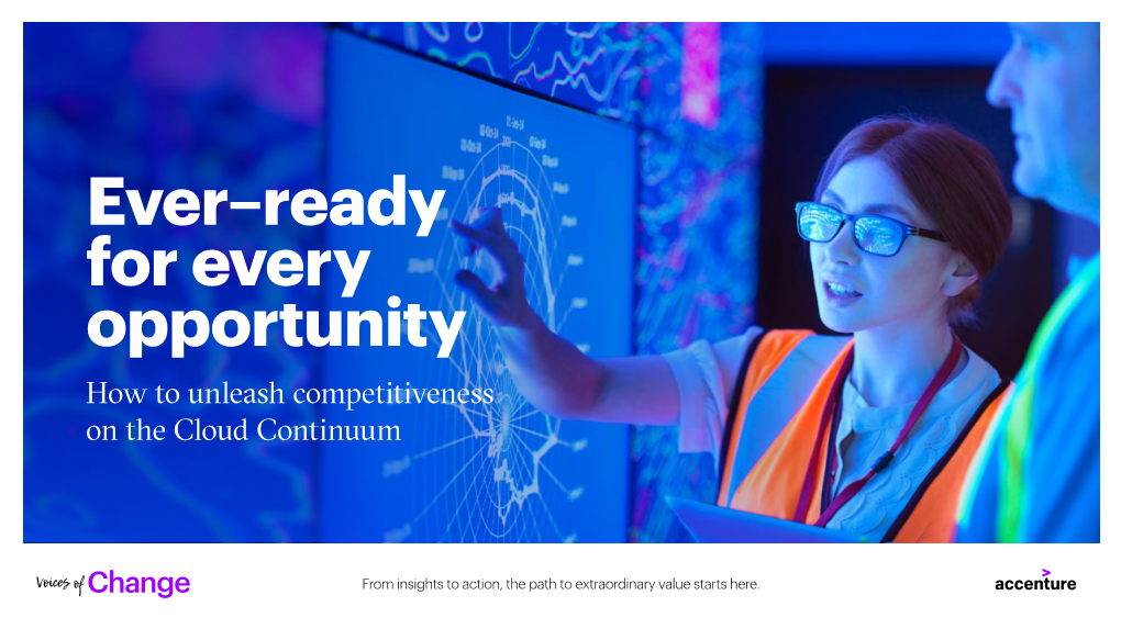 Unleashing Competitiveness on the Cloud Continuum | Accenture