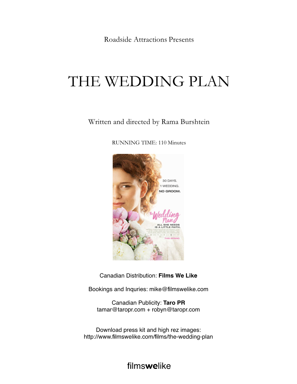 The Wedding Plan