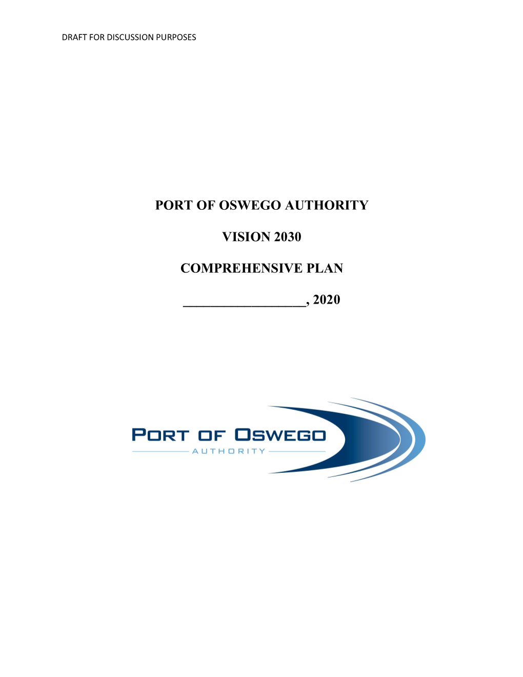 Port of Oswego Authority Vision 2030 Comprehensive