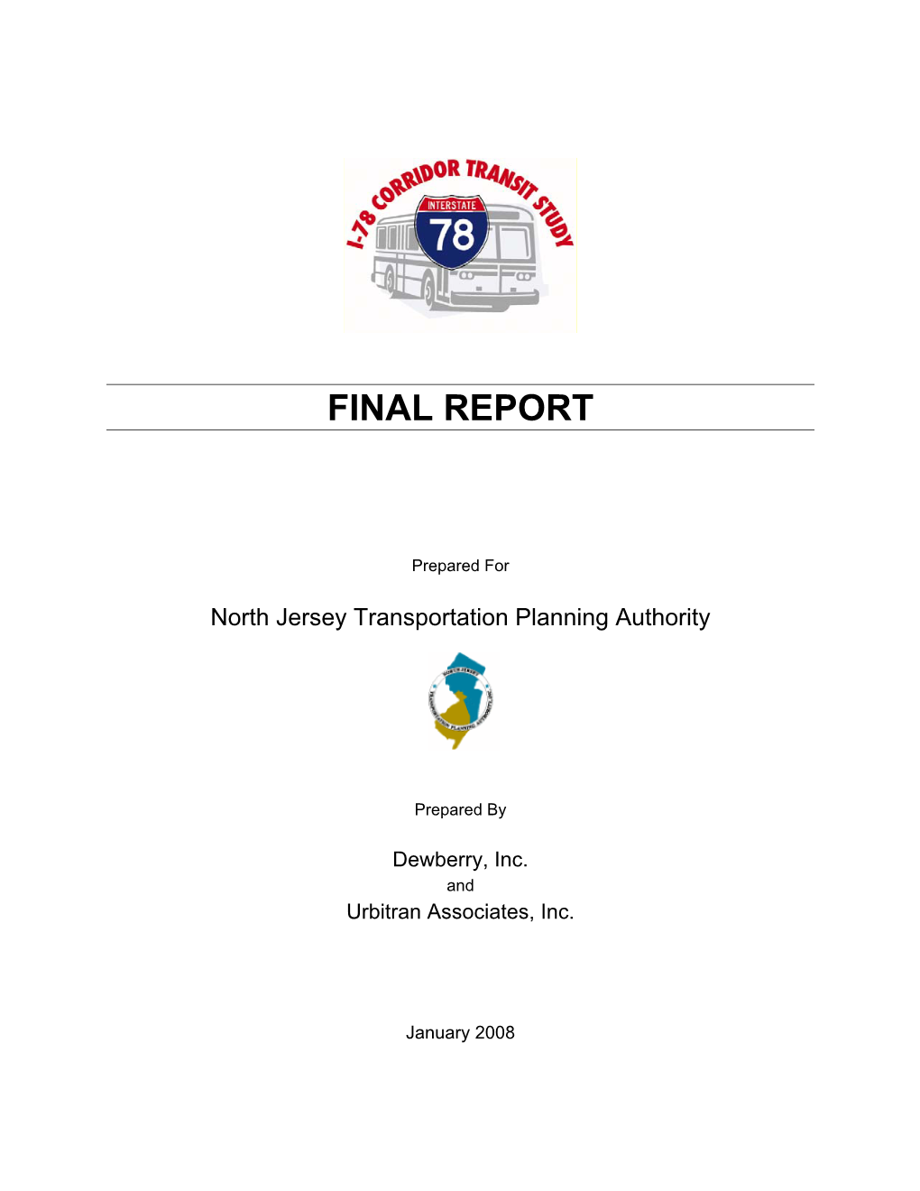 I-78 CORRIDOR TRANSIT STUDY Final Report