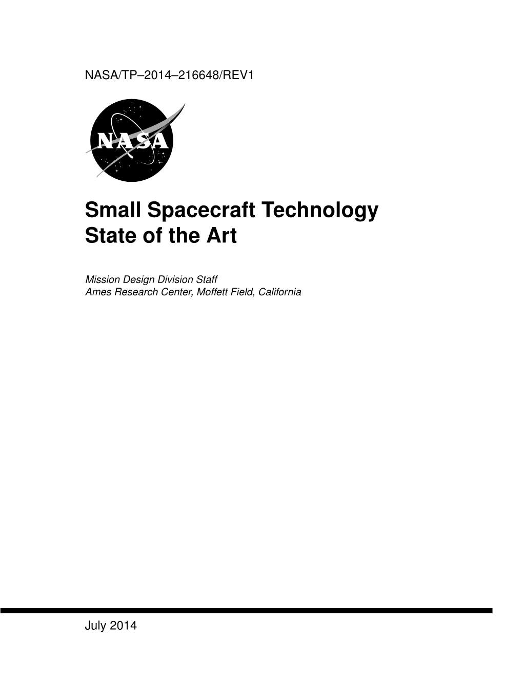 Small Spacecraft Technology State of the Art