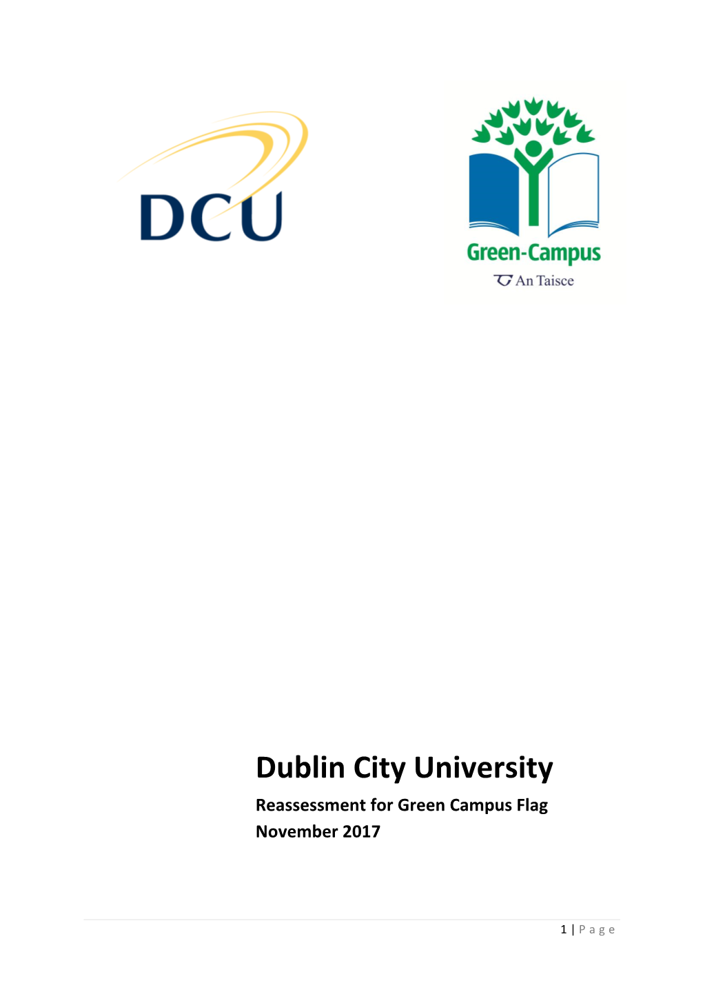 DCU Green Campus Annual Report 2017