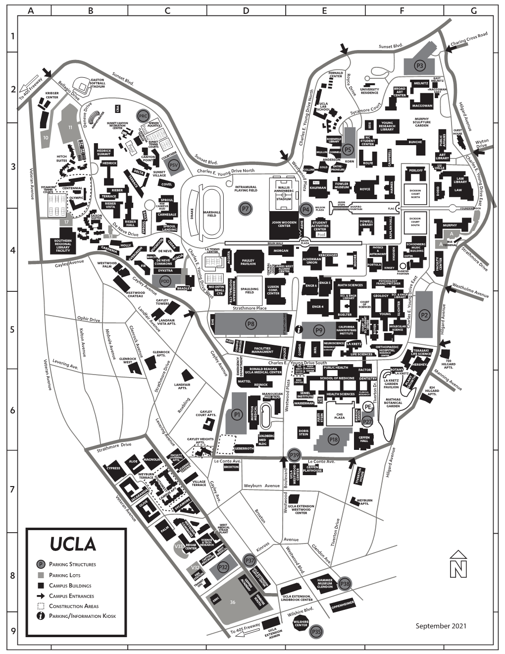 UCLA Campus BW Map.Pdf
