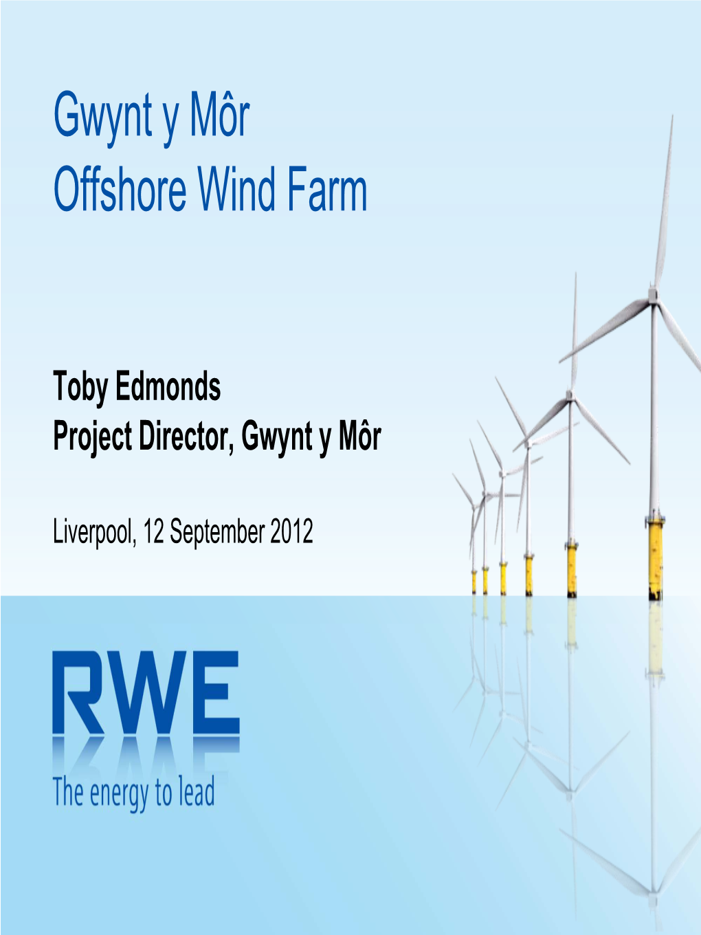 Gwynt Y Môr Offshore Wind Farm