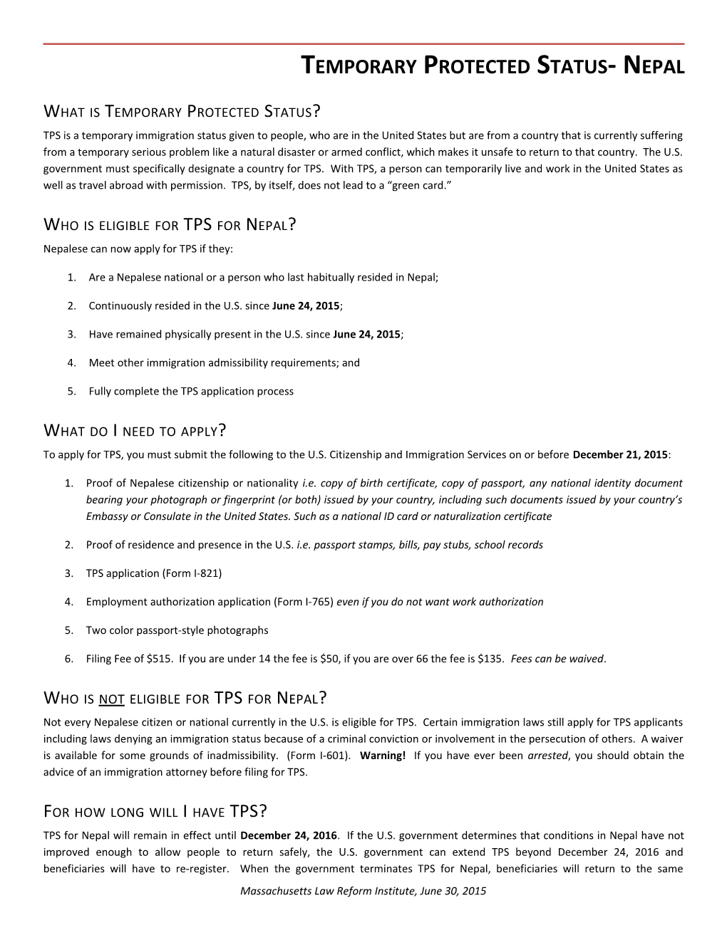 What Is Temporary Protected Status?