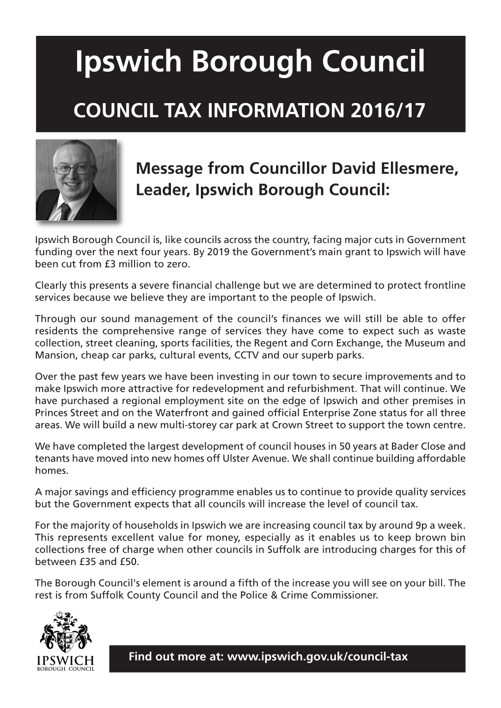 Message from Cllr Colin Noble, Leader of Suffolk County Council