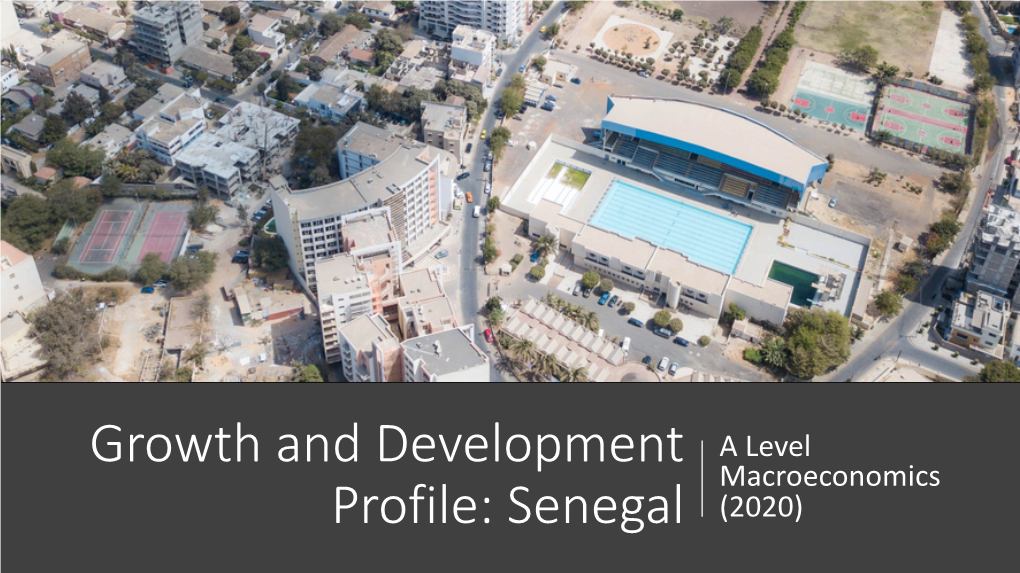 Growth and Development Profile: Senegal