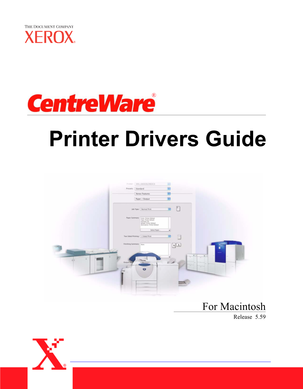 Centreware Printer Drivers Guide for Macintosh