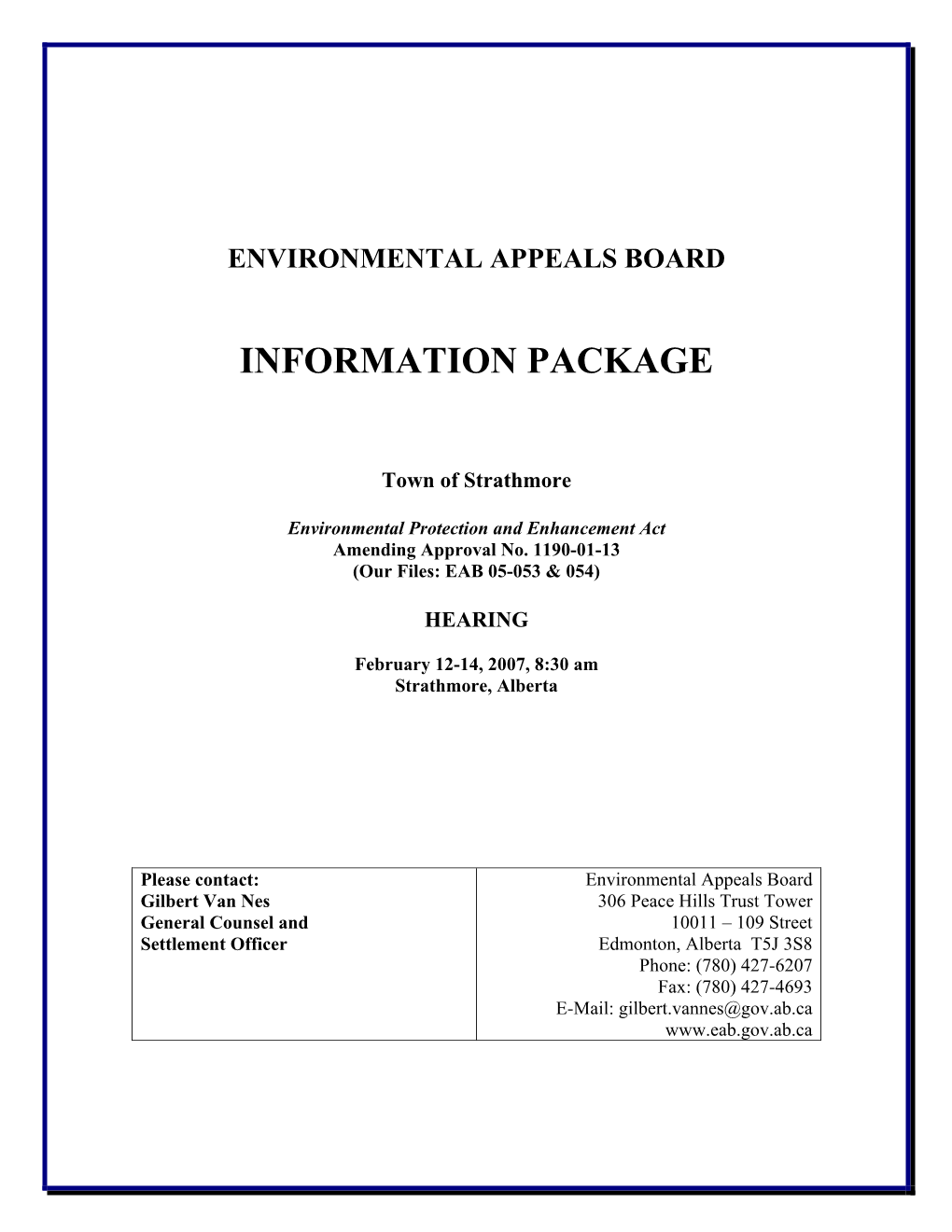 Information Package (PDF)