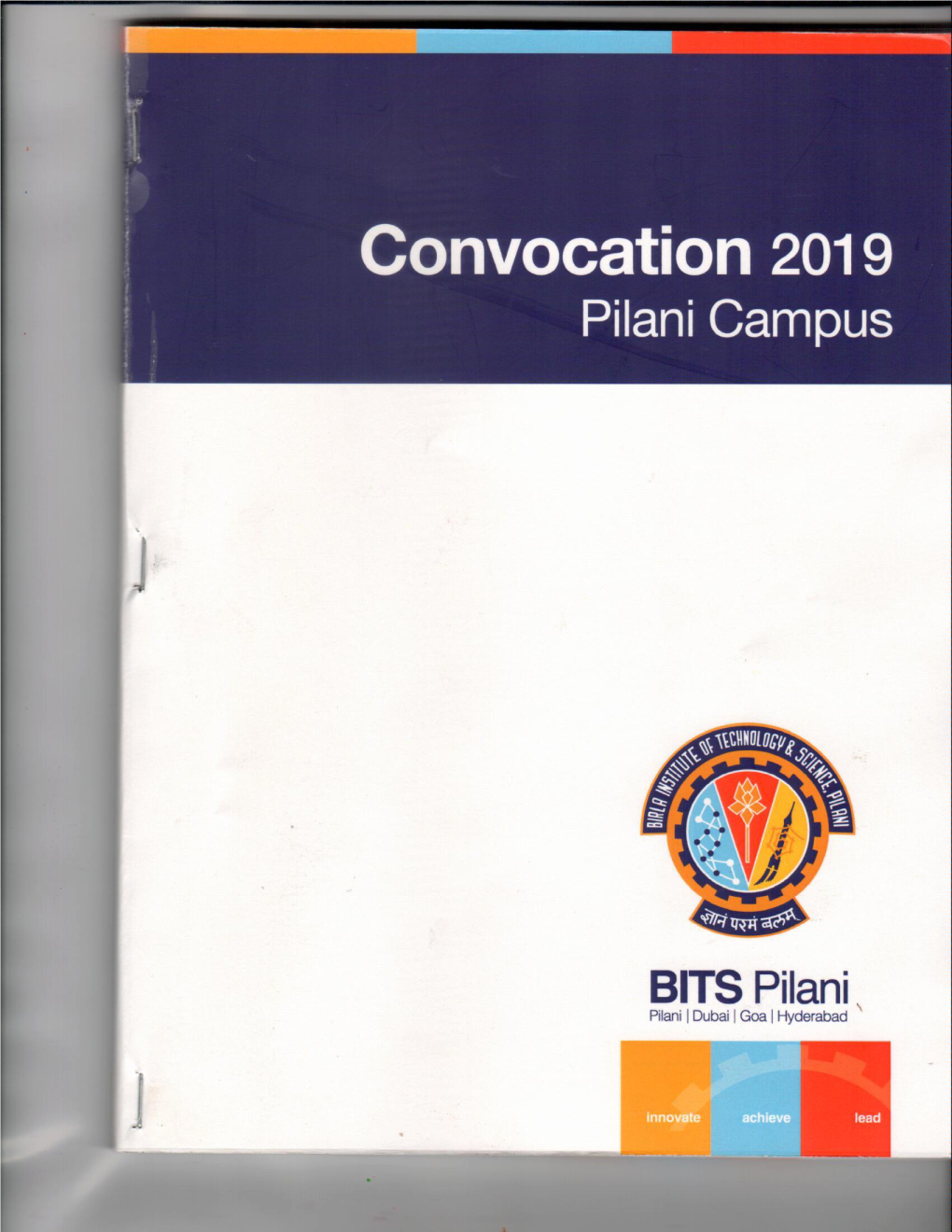 Convocation Booklet
