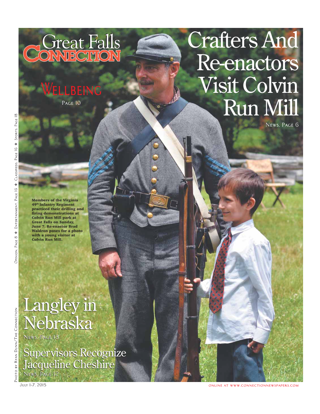 Crafters and Re-Enactors Visit Colvin Run Mill