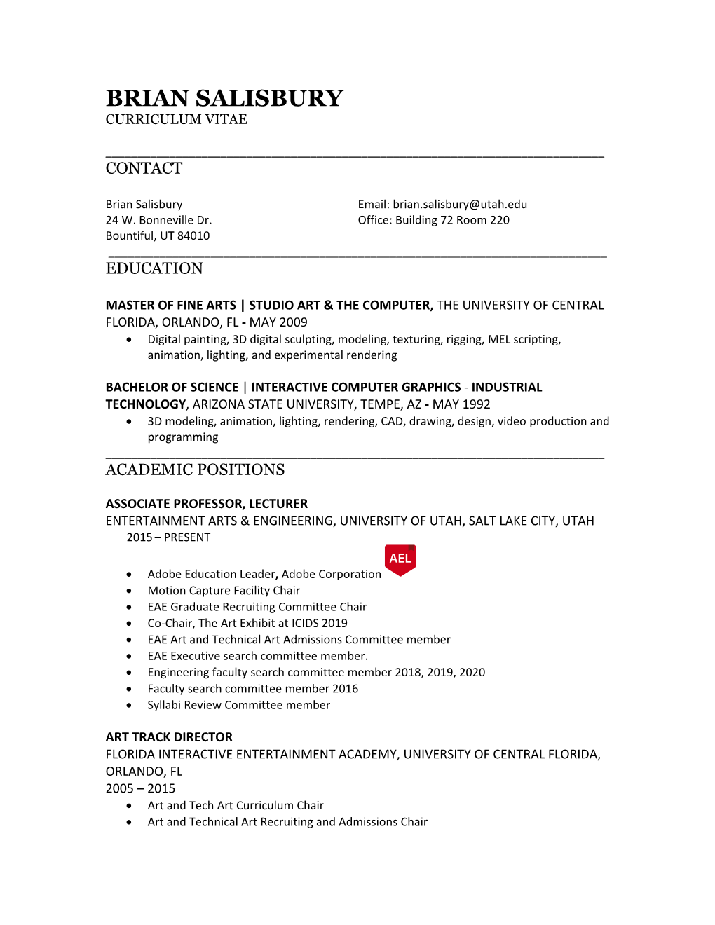 Curriculum Vitae