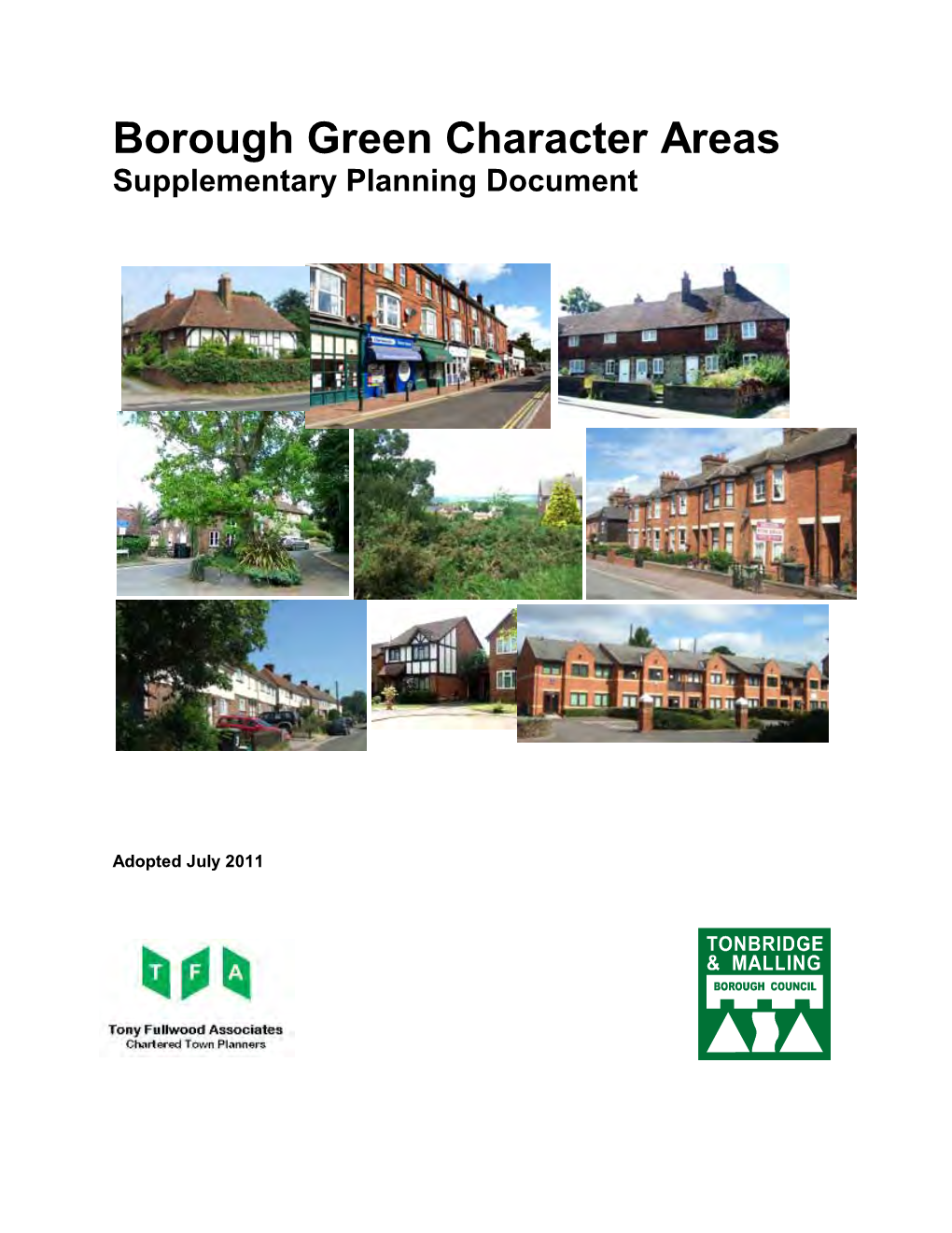 Borough Green Character Areas Supplementary Planning Document